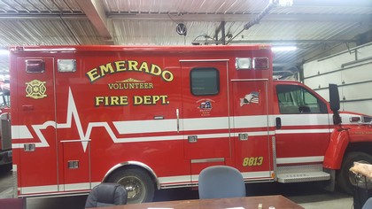 red ambulance fire department